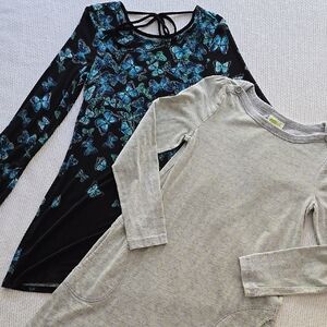 Lot Two (2) Girls Casual Play Dresses